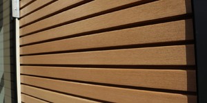 Реечная панель ДПК Turtle Shell, Middle Lines, Siberian Pine Co-Extrusion фото