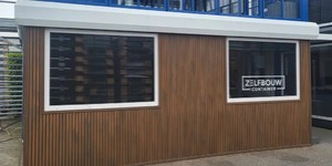 Реечная панель коричневая из ДПК Turtle Shell, Middle Lines, Australian Palisander Co-Extrusion облицовка дома (9)