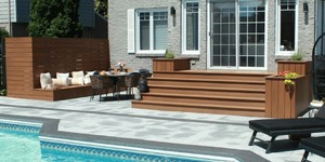 Заборная доска ДПК Turtle Shell Thai Teak Co-Extrusion крыльцо и забор из дпк (1)
