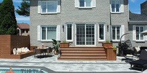 Заборная доска ДПК Turtle Shell Thai Teak Co-Extrusion крыльцо и забор из дпк (4)