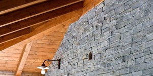Каменный фасад из природного камня 3D панель RKS SLATE Кварцит Grey Quartz Country (4)