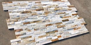 Камень для цоколя и фасада 3D панели Сланец Beige Slate от бренда RKS SLATE заказать с доставкой (2)