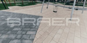 Тротуарная плитка БРАЕР Триада Плато Серый Красный фотогалерея тротуарной плитки на объектах (4)
